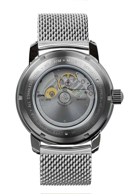 Zeppelin Atlantic 8468M3 Herren Armbanduhr Blau • Echte GMT-Funktion (Flyer-GMT) • Automatikwerk Miyota 9075, Bild 3