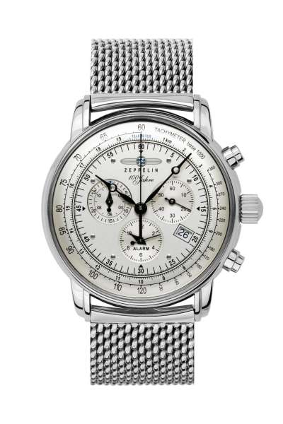 Zeppelin 100 Jahre Zeppelin 7680-2 Herrenuhr Schwarz • Schweizer Chronographenwerk • Made in Germany, Bild 6