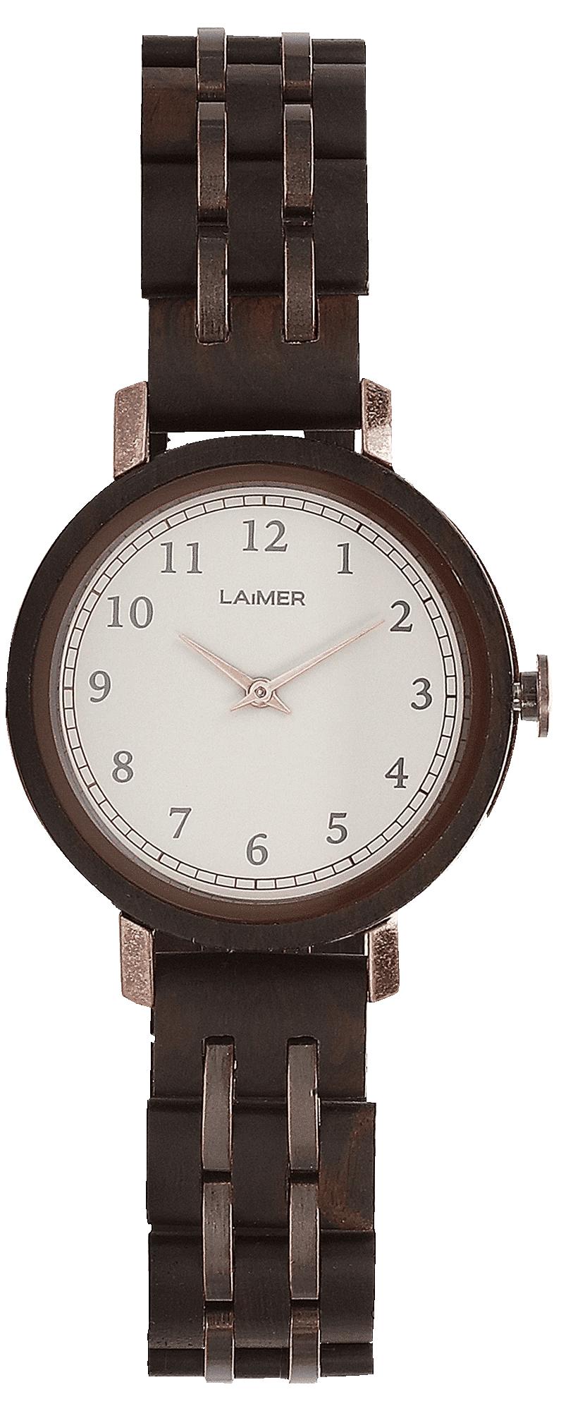 Laimer Emma 0090 Damen Uhr • Nachhaltiges Sandelholz • Ultraleicht