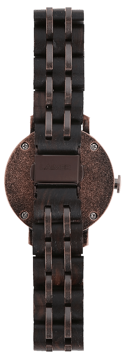 Laimer Emma 0090 Damen Uhr • Nachhaltiges Sandelholz • Ultraleicht