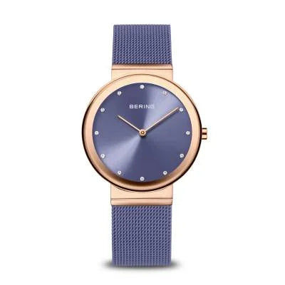 Bering Classic 10135-010 Damen Armbanduhr Bicolor • Saphirglas • Echte Diamanten, Bild 7
