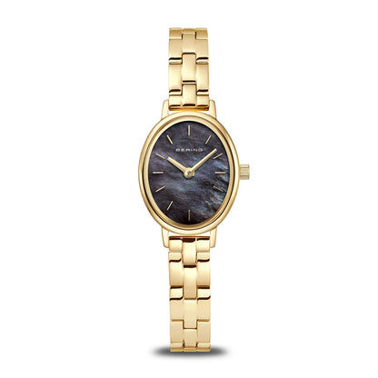Bering Classic 11020-732 Damenuhr Gold • Saphirglas • Perlmutt-Zifferblatt
