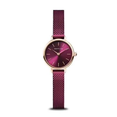 Bering Classic 11022-334 Damenuhr Goldfarben • Saphirglas • Milanaise-Armband, Bild 6