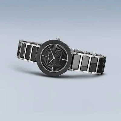 Bering Ceramic 11429-702 Damenuhr Silber • Saphirglas • Echter Diamantbesatz, Bild 4