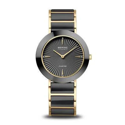 Bering Ceramic 11435-166 Damenuhr Schwarz-Roségold • Saphirglas • Milanaise-Armband, Bild 14