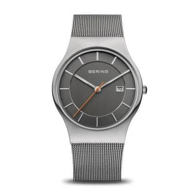 Bering Classic 11938-003 Herrenuhr Silber • Saphirglas • Milanaise-Armband, Bild 10