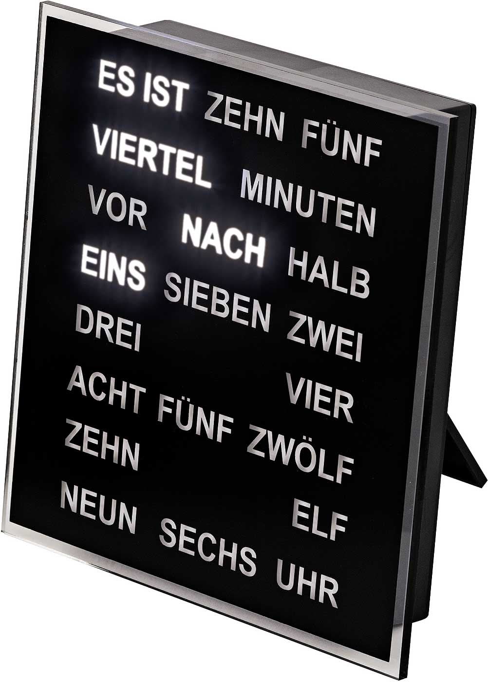 AMS Tischuhr 20 cm • Modern • Quarz