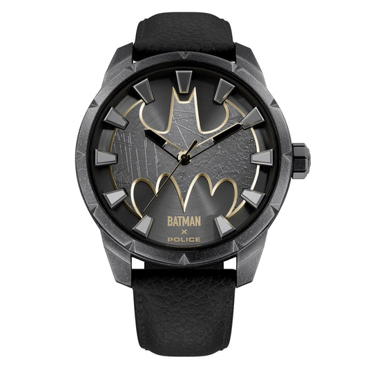 Police The Bat PEWGA0075501 Herrenuhr Grau • Batman Limited Edition • Mineralglas