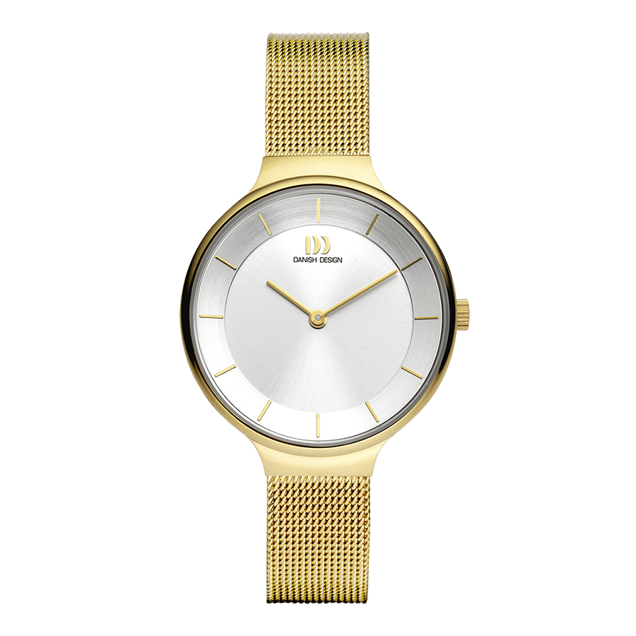 Danish Design Georgia IV05Q1272 Damenuhr Silber • Mineralglas • Milanaise-Armband