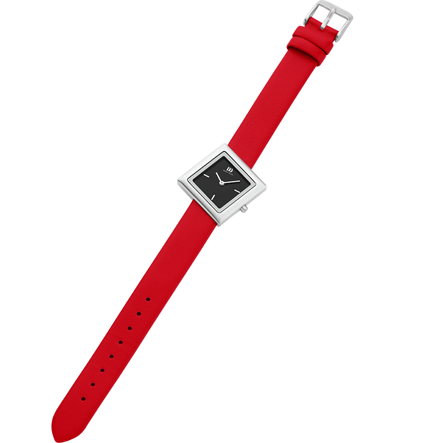 Danish Design Tilt IV24Q1286 Damen Armbanduhr Rot • Optische Täuschung • Kunstliebhaber-Design, Bild 5