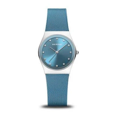 Bering Classic 12927-307G Damenuhr Blau • Saphirglas • Milanaise-Armband, Bild 3