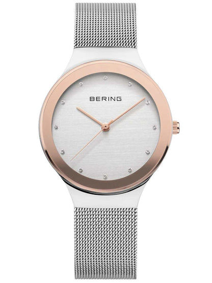 Bering Classic 12934-060 Damen Armbanduhr Silber • Minimalistisches Quarzwerk • Edelstahlarmband, Bild 2