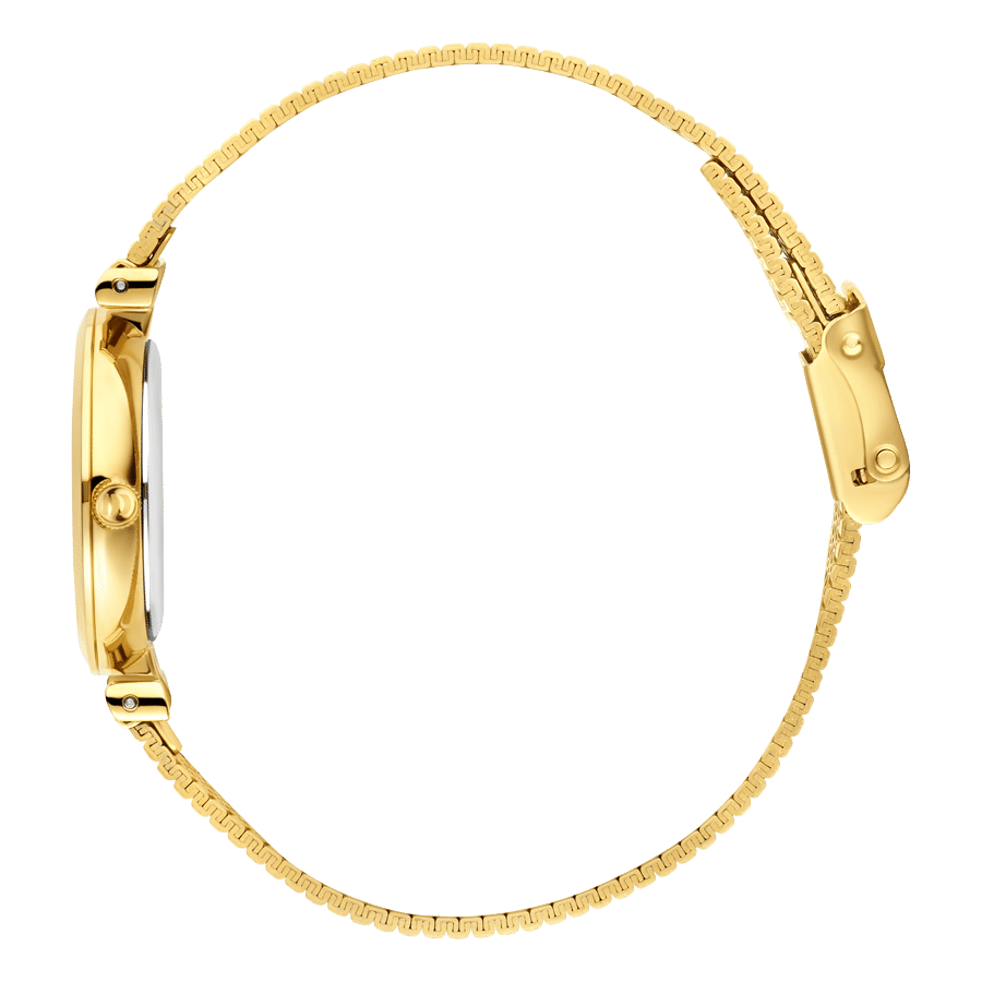 Danish Design Ava IV83Q1301 Damenuhr Grau • Mineralglas • Goldenes Edelstahlarmband, Bild 2