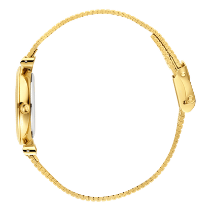 Danish Design Ava IV83Q1301 Damenuhr Grau • Mineralglas • Goldenes Edelstahlarmband, Bild 2