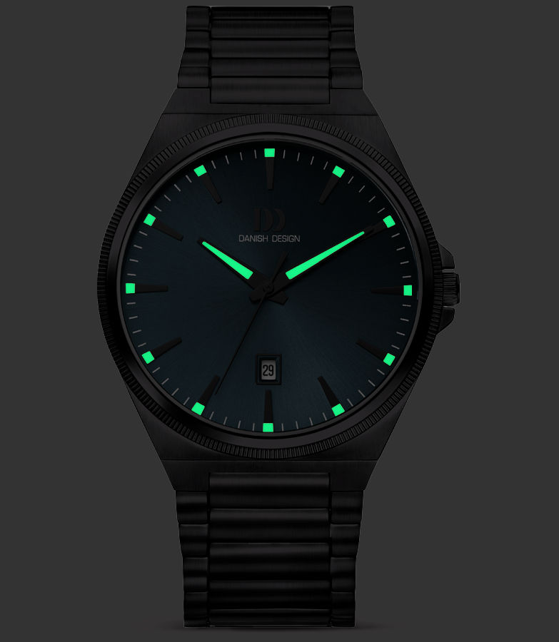 Danish Design DKx Pro IQ98Q1303 Herrenuhr Grau/Blau • Saphirglas • 5 ATM Wasserdicht, Bild 2
