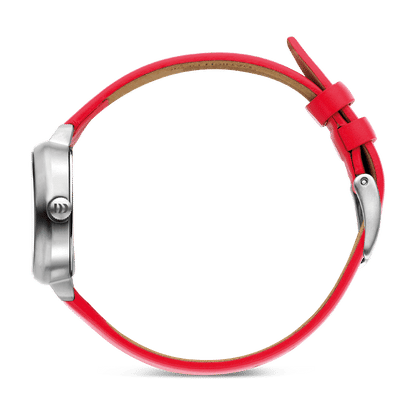 Danish Design Elvsten IV24Q1305 Damen Armbanduhr Rot • Mineralglas • Skandinavisches Design, Bild 2