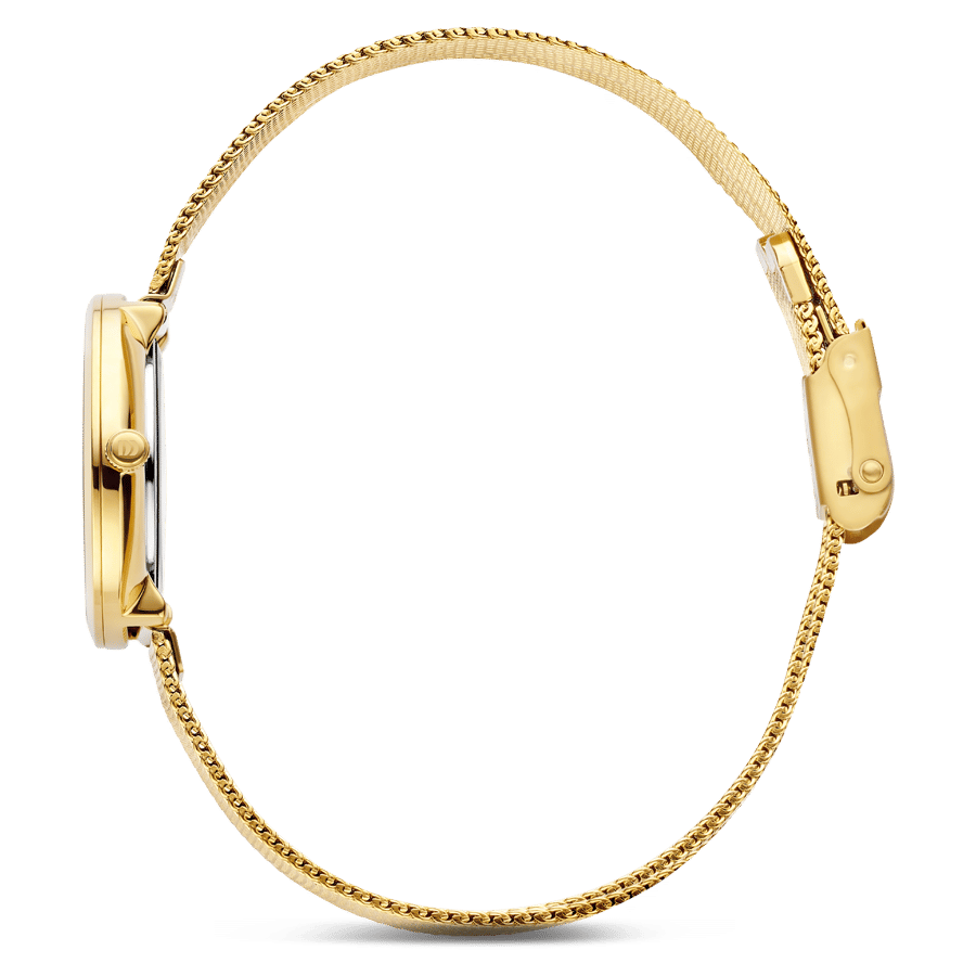 Danish Design Amelia Ripple IV05Q1307 Damenuhr Gold • Milanaise-Armband • Mineraluhrenglas, Bild 2