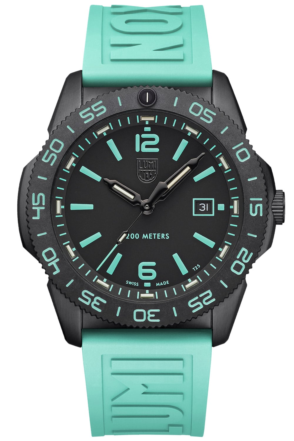 Luminox Pacific Diver XS.3124.N.SET Herrenuhr Schwarz • Limitierte Edition • Saphirglas & 200 m wasserdicht