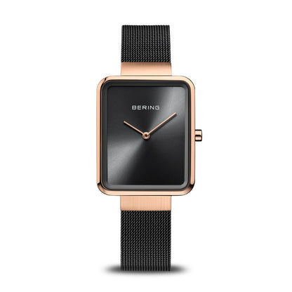 Bering Classic 14528-166 Damen Armbanduhr Roségold • Saphirglas • Milanaise-Armband