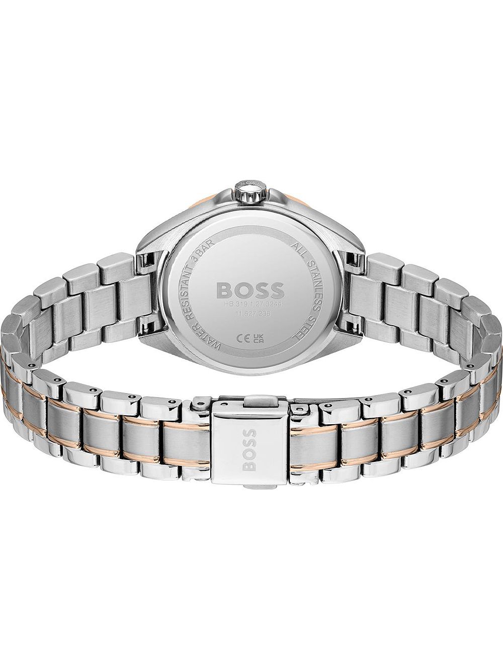 BOSS Felina 1502622 Damen Armbanduhr Roségold • Mineralglas • Datumsanzeige, Bild 3