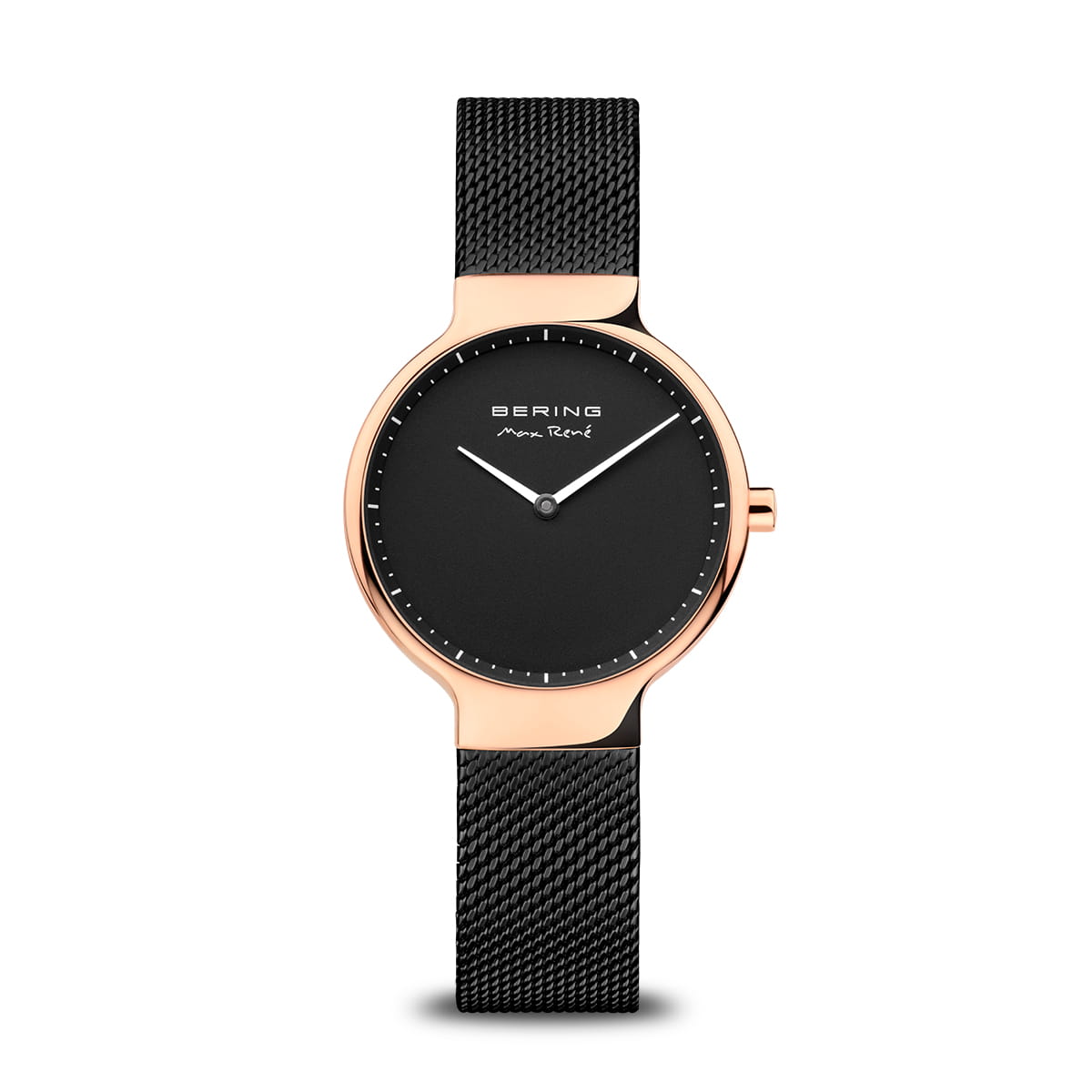 Bering Max René 15531-262 Damenuhr Roségold • Saphirglas • Milanaise-Armband