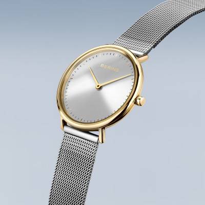 Bering Ultra Slim 15729-010 Damen Armbanduhr Silber • Saphirglas • Milanaise-Armband, Bild 4