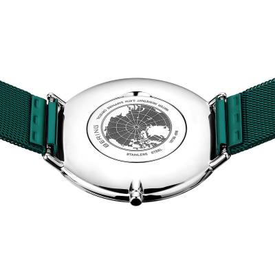 Bering Ultra Slim 15739-808 Armbanduhr Unisex Grün • Saphirglas • Milanaise-Armband, Bild 8