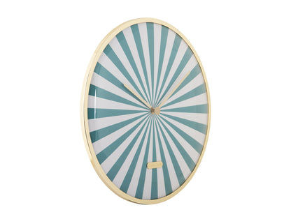 Karlsson Candy Swirl Dome KA6007BL Wanduhr Türkisblau • Geräuschloses Sweep-Uhrwerk • Verspieltes Spiralzifferblatt, Bild 2