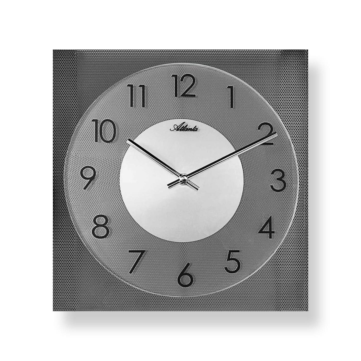 Atlanta Wanduhr 30x30 cm Metall • Modern • Quarz