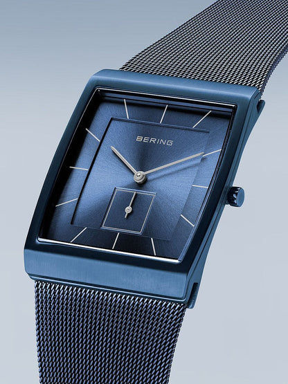 Bering Classic 16033-397 Herren Armbanduhr Blau • Saphirglas • Schlankes Quarzwerk, Bild 3