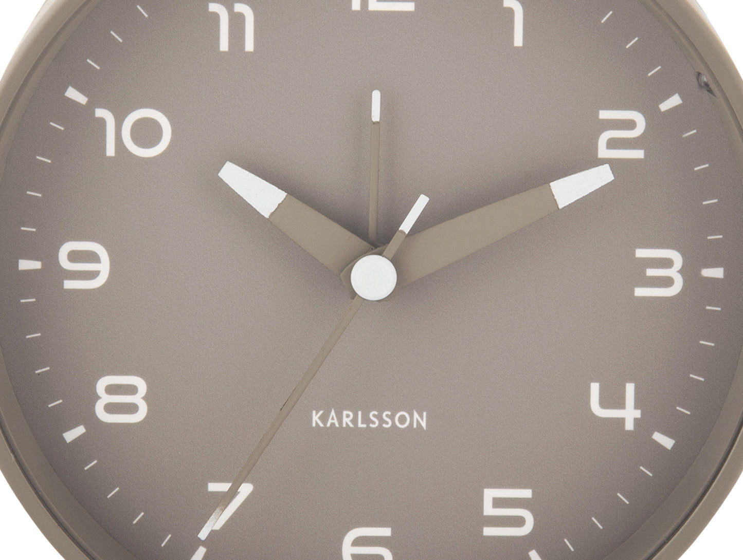 Karlsson Orgullo KA6029GY Wecker Dunkelgrau • Geräuschloses Sweep-Uhrwerk • Modernes Design, Bild 3