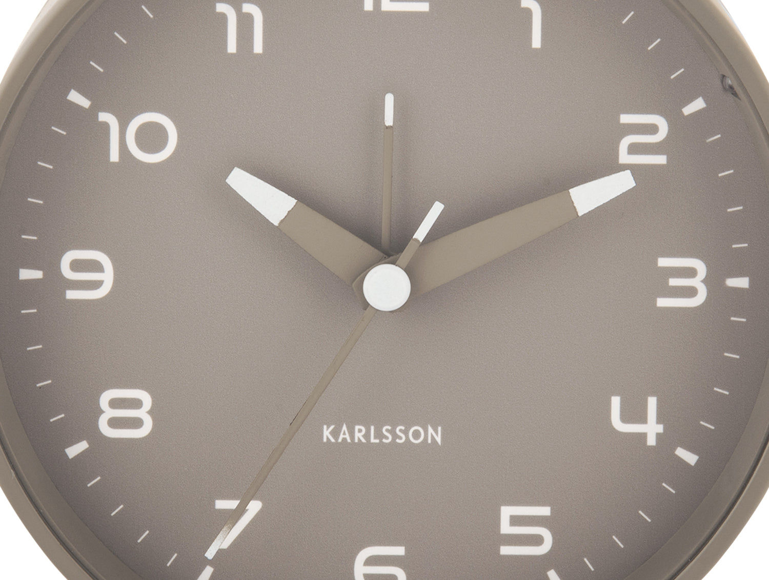 Karlsson Orgullo KA6029GY Wecker Dunkelgrau • Geräuschloses Sweep-Uhrwerk • Modernes Design, Bild 3