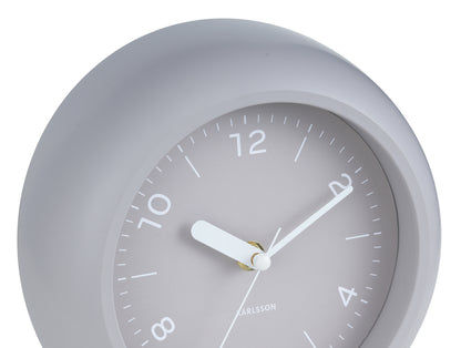 Karlsson Slope KA6047WG Wanduhr Warmgrau • Sweep-Uhrwerk • Verspielte Schrägform, Bild 3