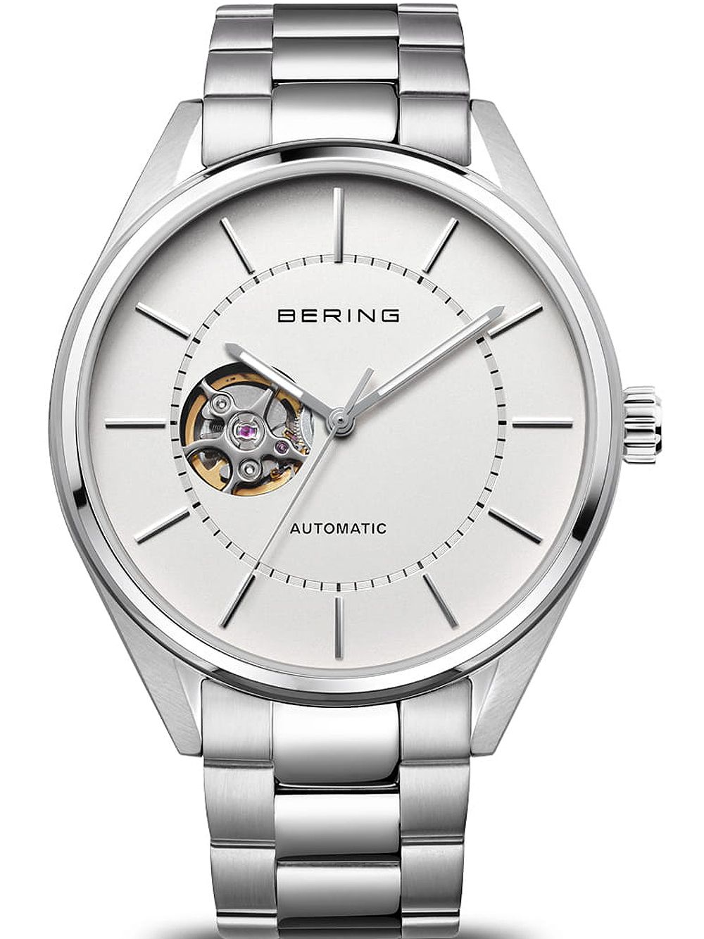 Bering Automatic 16743-704 Herrenuhr Silber • Saphirglas • Premium Slim Automatikwerk