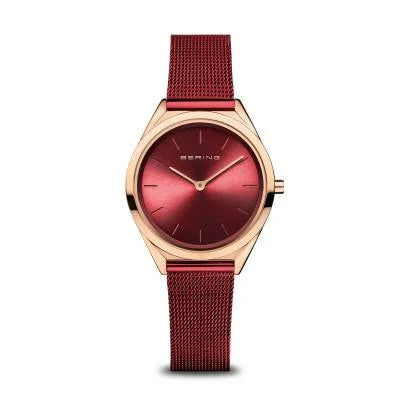 Bering Classic 17031-367 Damenuhr Roségold • Saphirglas • Milanaise-Armband, Bild 3