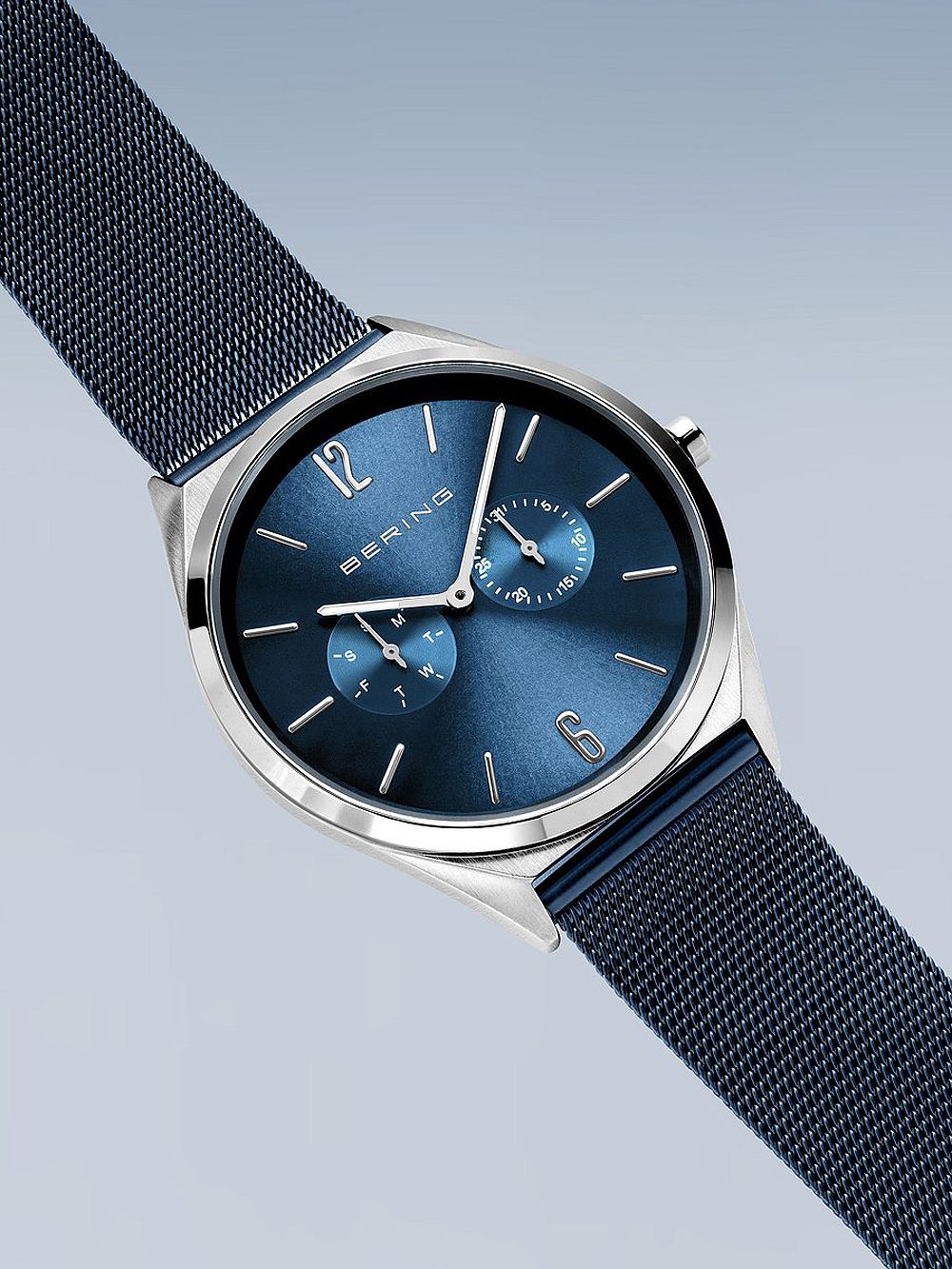 Bering Ultra Slim 17140-307 Unisex Armbanduhr Blau • Saphirglas • Schlankes Edelstahldesign, Bild 2