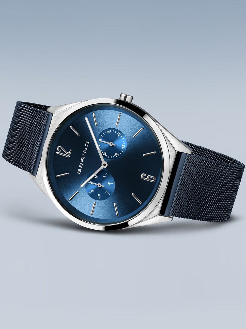 Bering Ultra Slim 17140-307 Unisex Armbanduhr Blau • Saphirglas • Schlankes Edelstahldesign, Bild 4