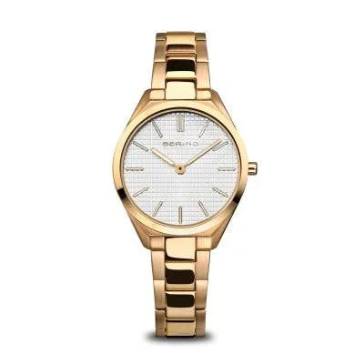 Bering Ultra Slim 17231-704 Damenuhr Silber/Gold • Saphirglas • Dänisches Design, Bild 10