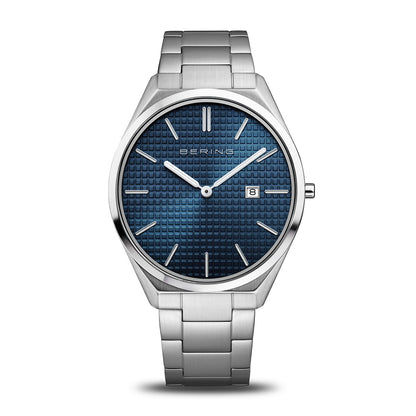Bering Ultra Slim 17240-707 Herrenuhr Silber • Saphirglas • Minimalistisches Design