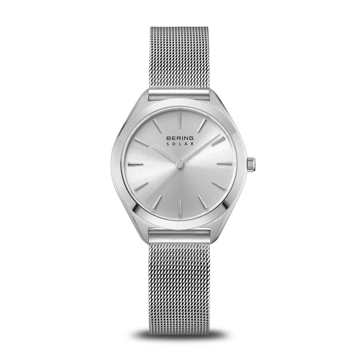 Bering Solar 17331-000 Damen Armbanduhr Silber • Saphirglas • Milanaise-Armband