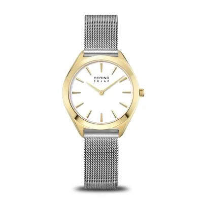 Bering Solar 17331-000 Damen Armbanduhr Silber • Saphirglas • Milanaise-Armband, Bild 10