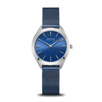 Bering Solar 17331-307 Damenuhr Blau • Saphirglas • Solarbetrieb