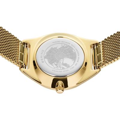 Bering Solar 17331-333 Damenuhr Goldfarben • Saphirglas • Solar-Quarzwerk, Bild 6
