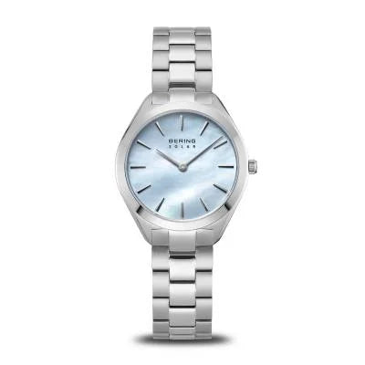 Bering Solar 17331-000 Damen Armbanduhr Silber • Saphirglas • Milanaise-Armband, Bild 8