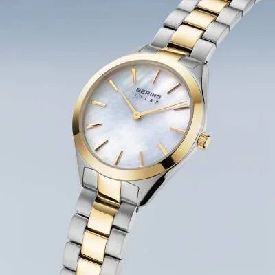 Bering Solar 17331-710 Damenuhr Silber-Gold • Saphirglas • Solarbetrieb, Bild 2