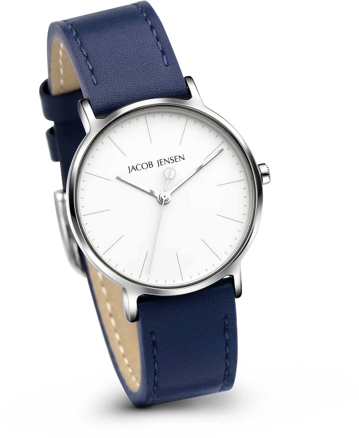 Jacob Jensen Timeless Nordic 173 Damenuhr • Titan • Saphirglas