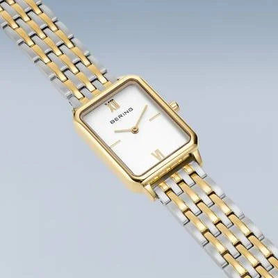 Bering Classic 17423-714 Damenuhr Bicolor • Saphirglas • Schlankes Quarzwerk, Bild 3