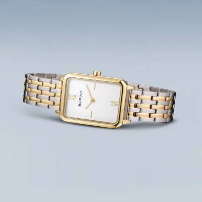 Bering Classic 17423-714 Damenuhr Bicolor • Saphirglas • Schlankes Quarzwerk, Bild 4