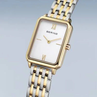 Bering Classic 17423-714 Damenuhr Bicolor • Saphirglas • Schlankes Quarzwerk, Bild 2