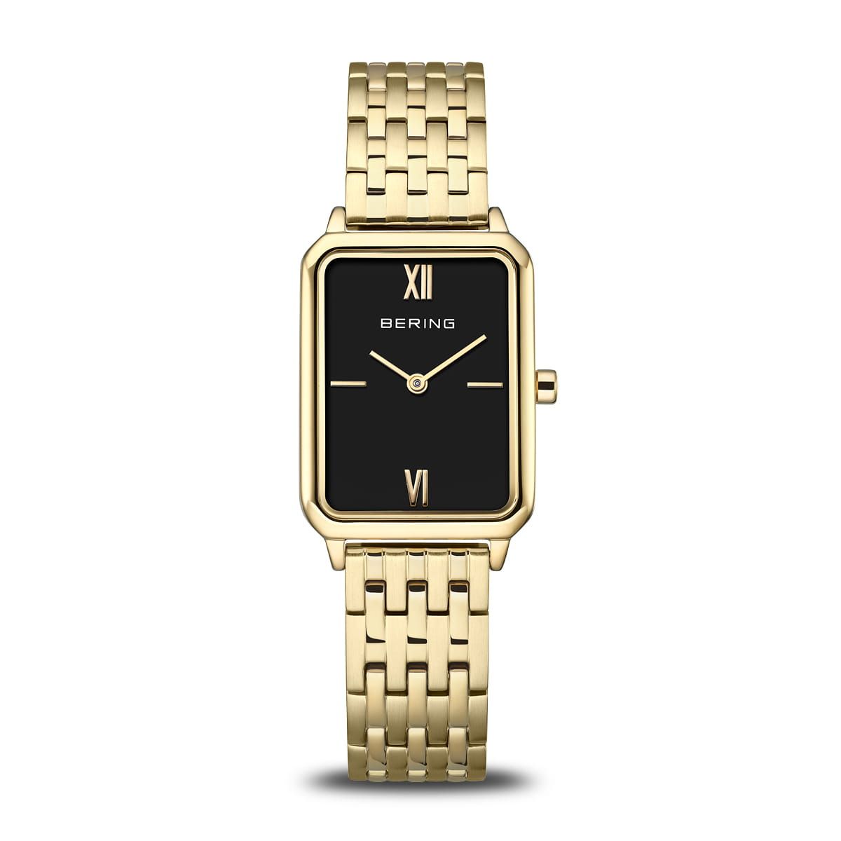Bering Classic 17423-732 Damen Armbanduhr • Saphirglas • Goldfarben-Schwarz